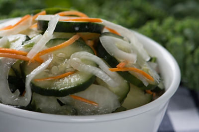 Hans Kissle Cucumber and Onion Salad